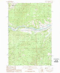 Medicine Tree Hill 1989 topographic map thumbnail