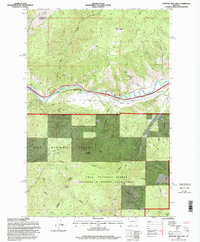 Medicine Tree Hill 1996 topographic map thumbnail