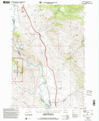 Melrose 1997 topographic map thumbnail