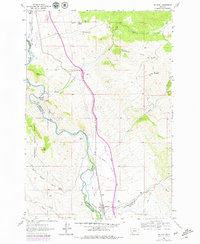 Melrose 1961 topographic map thumbnail