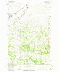 Melstone 1963 topographic map thumbnail