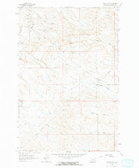 Melstone NW 1962 topographic map thumbnail