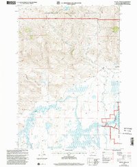 Metzel Creek 1997 topographic map thumbnail
