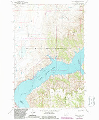Mickey Butte 1965 topographic map thumbnail