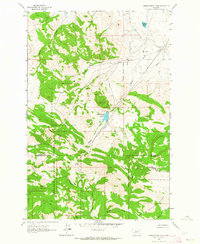 Middle Creek Lake 1962 topographic map thumbnail