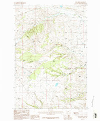 Milk Springs 1986 topographic map thumbnail