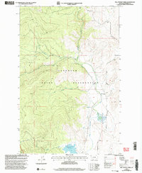 Mill Pocket Creek 1999 topographic map thumbnail