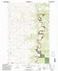 Millegan 1995 topographic map thumbnail
