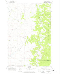 Millegan 1971 topographic map thumbnail