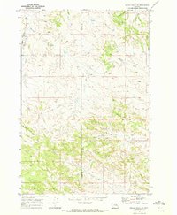 Miller Creek SW 1969 topographic map thumbnail