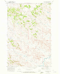 Miller Creek 1969 topographic map thumbnail