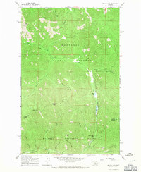 Miller Lake 1966 topographic map thumbnail