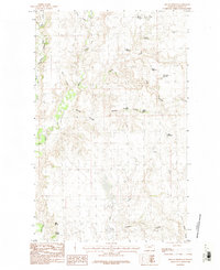 Miller Springs 1984 topographic map thumbnail