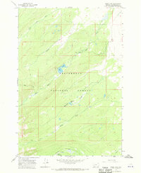 Miner Lake topographic map thumbnail