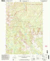 Mineral Mountain 2000 topographic map thumbnail