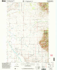 Miser Creek 2000 topographic map thumbnail