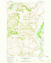 Mission Creek 1960 topographic map thumbnail