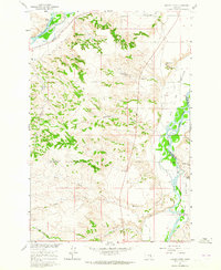 Mission Creek 1960 topographic map thumbnail