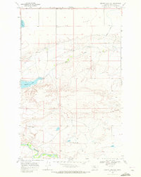 Mission Lake East 1968 topographic map preview