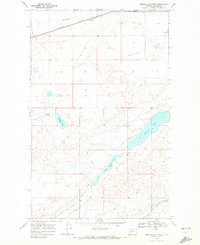 Mission Lake West 1968 topographic map thumbnail