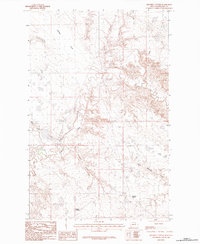 Mitchell Corner 1984 topographic map thumbnail