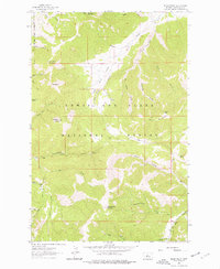 Mixes Baldy 1961 topographic map thumbnail