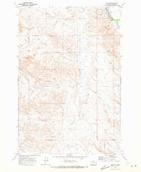 Mizpah 1969 topographic map thumbnail