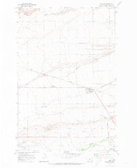 Moccasin 1970 topographic map thumbnail