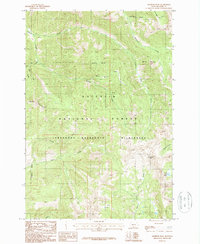 Monitor Peak 1987 topographic map thumbnail