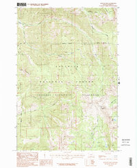 Monitor Peak 1987 topographic map thumbnail