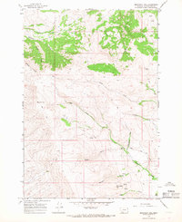 Monument Hill 1965 topographic map thumbnail