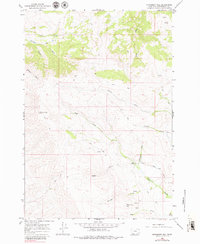 Monument Hill 1976 topographic map thumbnail