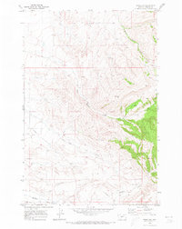 Moore SW 1970 topographic map thumbnail