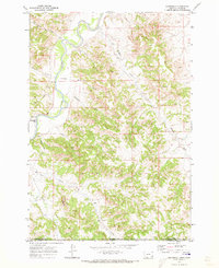 Moorhead 1970 topographic map thumbnail