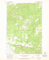 Moose Mountain 1967 topographic map thumbnail