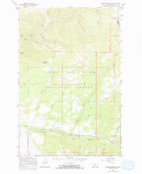 Moose Mountain 1967 topographic map thumbnail