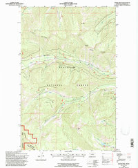 Moose Peak 1994 topographic map thumbnail