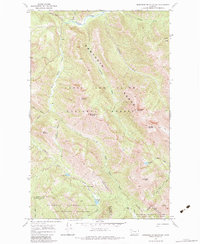 Morningstar Mountain 1968 topographic map thumbnail