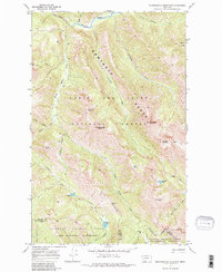 Morningstar Mountain 1968 topographic map thumbnail