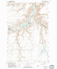 Morony Dam 1965 topographic map thumbnail
