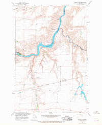 Morony Dam 1965 topographic map thumbnail