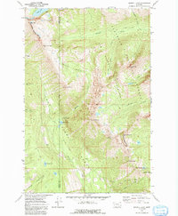 Morrell Lake 1970 topographic map thumbnail