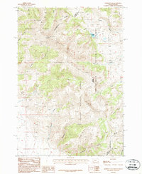 Morrison Lake 1987 topographic map thumbnail