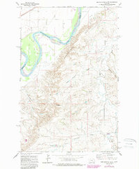 Mortarstone Bluff 1972 topographic map thumbnail
