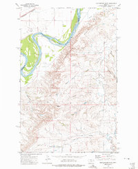 Mortarstone Bluff 1972 topographic map thumbnail