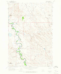 Mosby SE 1962 topographic map thumbnail