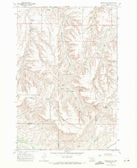 Mossmain SW 1967 topographic map thumbnail