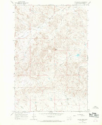 Mother Butte 1965 topographic map thumbnail
