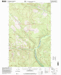 Mount Baldy 1997 topographic map thumbnail
