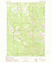 Mount Blackmore 1988 topographic map thumbnail
